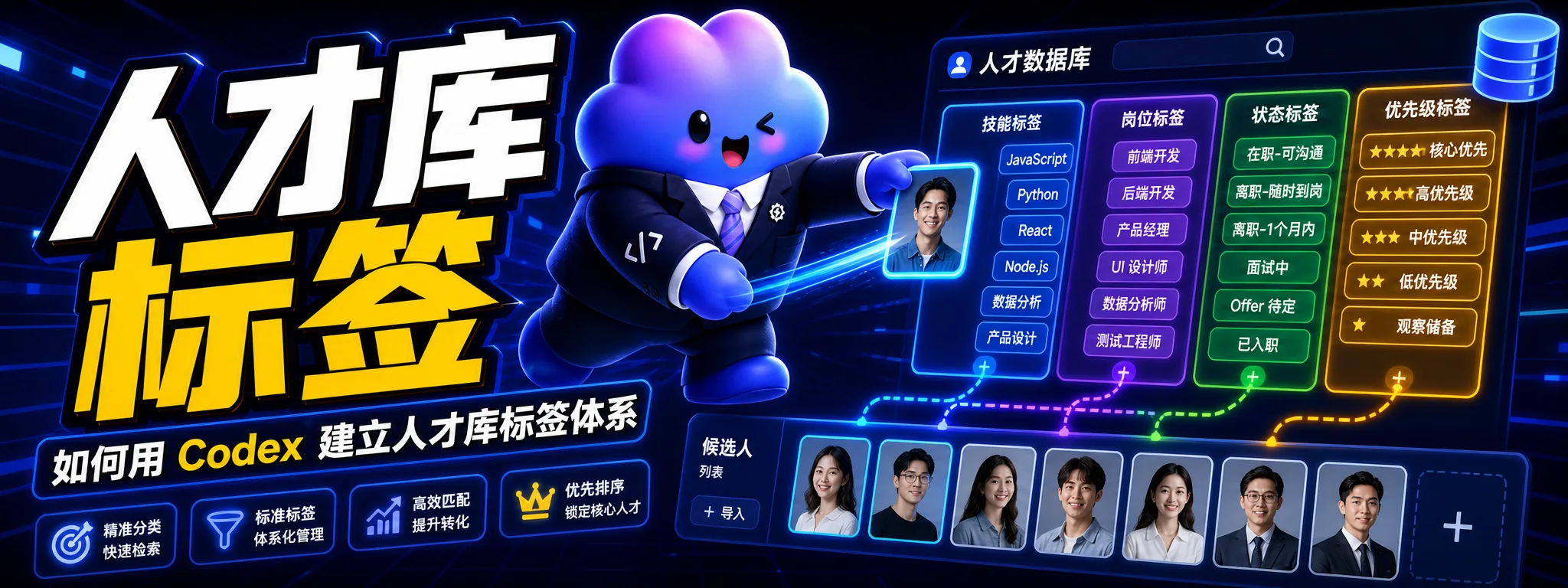 如何用 Codex 建立人才库标签体系