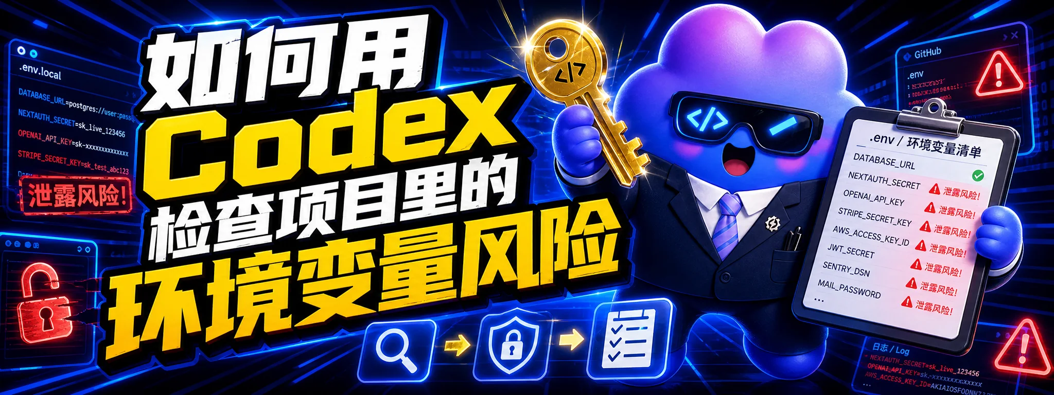 如何用 Codex 检查项目里的环境变量风险