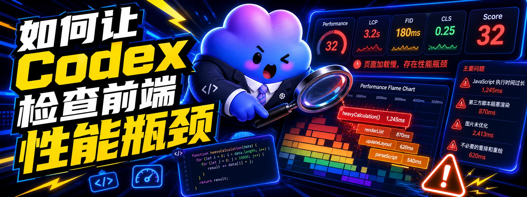 如何让 Codex 检查前端性能瓶颈