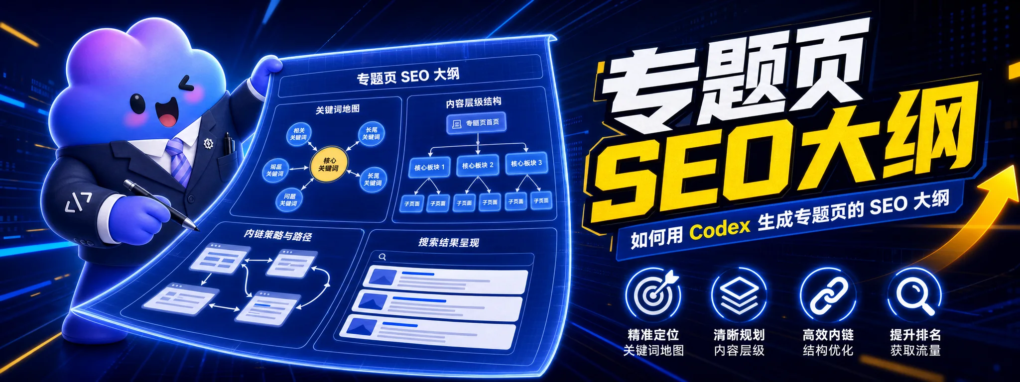 如何用 Codex 生成专题页的 SEO 大纲