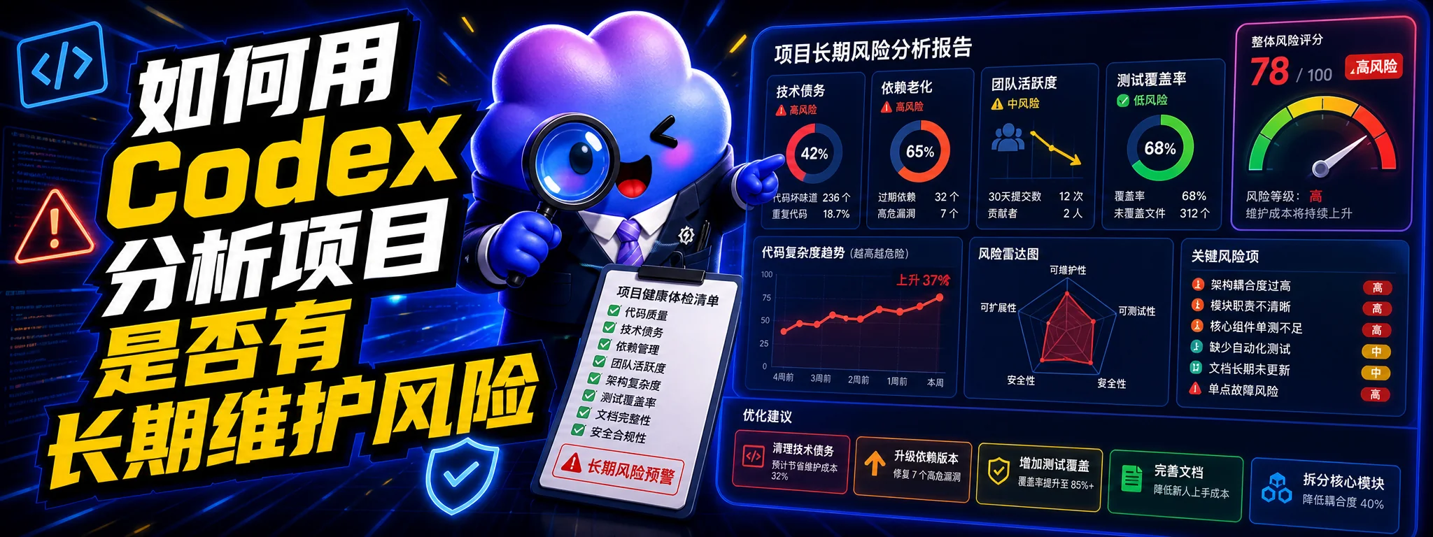 如何用 Codex 分析项目是否有长期维护风险
