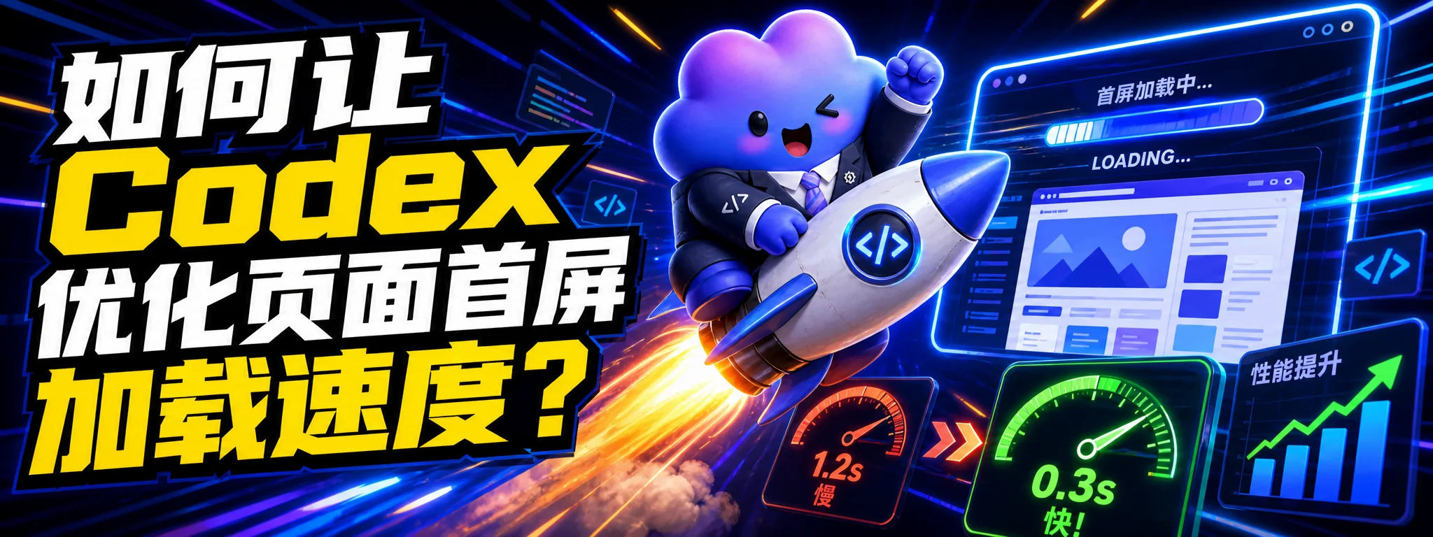 如何让 Codex 优化页面首屏加载速度?