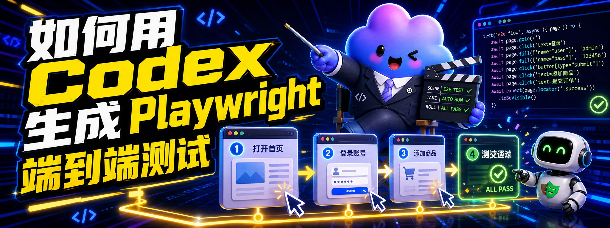 如何用 Codex 生成 Playwright 端到端测试